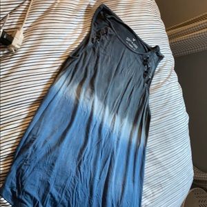 ombré blue tank top